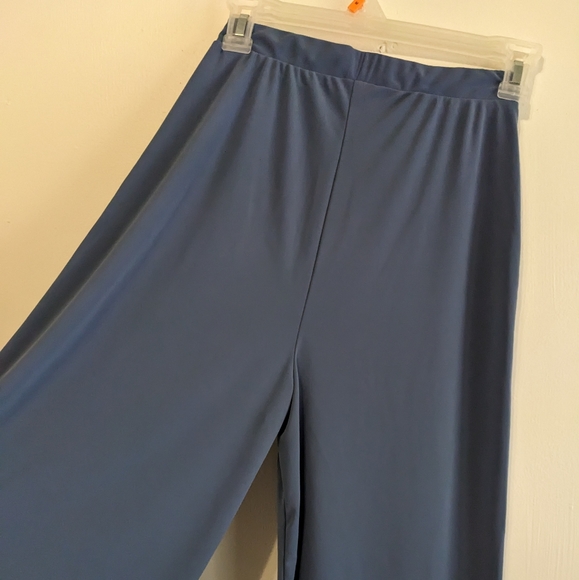 Zara blue pants slit leg - Picture 6 of 9